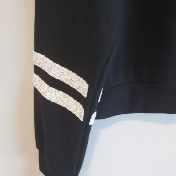 Forever 21 Black Chill Sweater Sweatshirt M - Picture 3 of 9